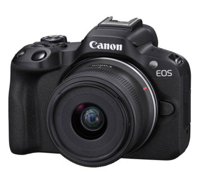 Цифровий фотоапарат Canon EOS R50 + RF-S 18-45 IS STM Black Creator Kit (5811C036)