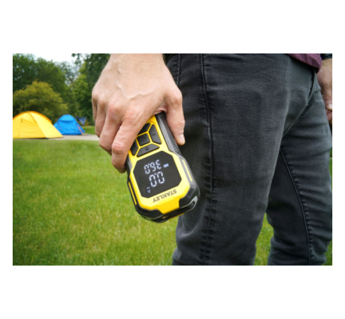 Автомобільний компресор Stanley 2in1, 10 Бар, 14,2 л/хв., powerbank 6000 mAh (SXIF0101)