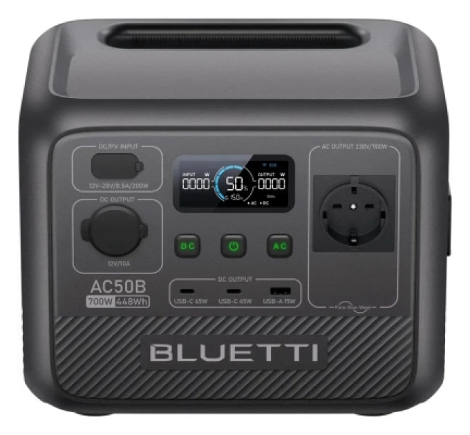BLUETTI Зарядна станція BLUETTI AC50B 700W 448Wh (AC50B)