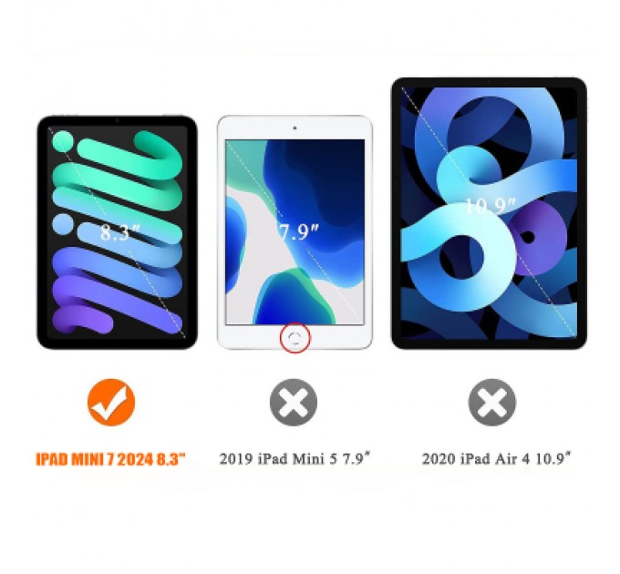 BeCover Чохол до планшета BeCover Apple iPad Mini 7 2024 Rose Gold (712434)