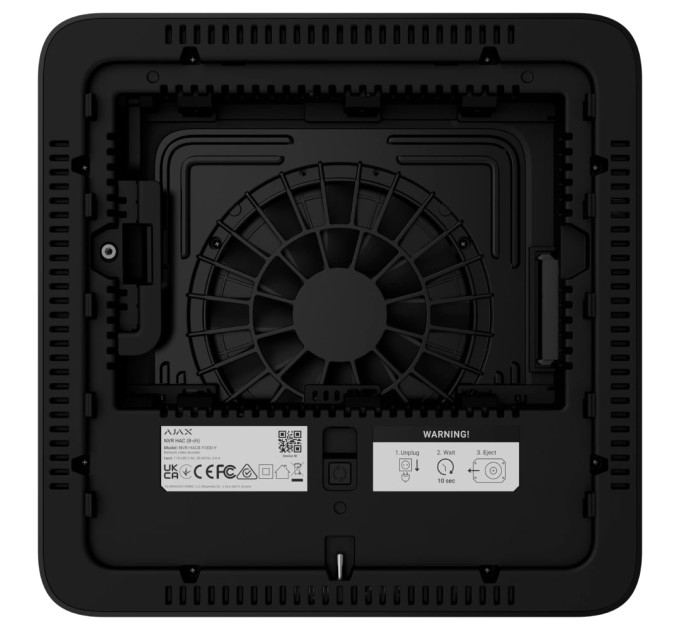 Відеореєстратор Ajax NVR HAC (8ch) (8EU) ASP Black