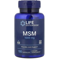 Вітамінно-мінеральний комплекс Life Extension МСМ, Метилсульфонілметан, MSM, 100 капсул (LEX-45110)