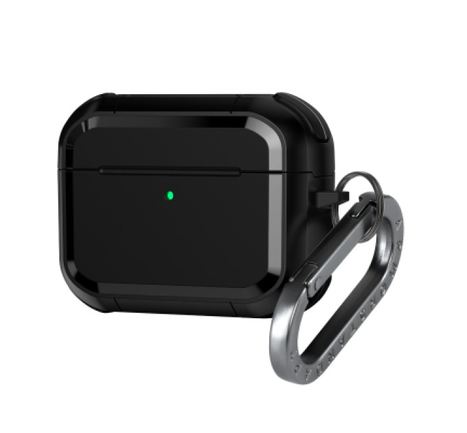 Чохол для навушників Armorstandart Panzer для Apple Airpods Pro 3 Black (ARM88286)