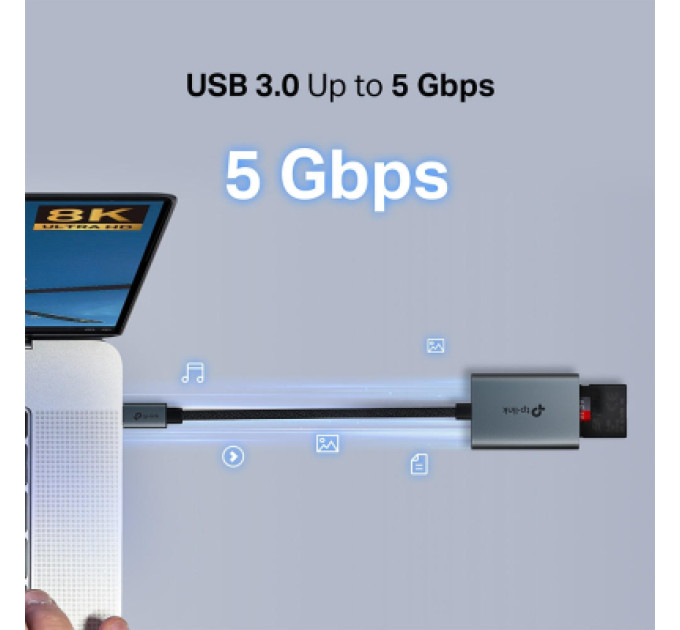 TP-Link Зчитувач флеш-карт TP-Link USB-C to SD/TF (UA440C)