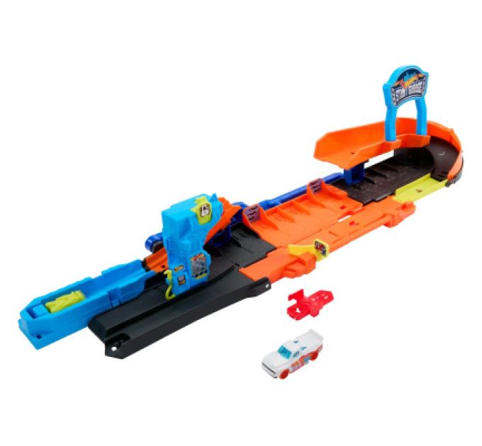 Hot Wheels Автотрек Hot Wheels City Гараж-трансформер для трюків (JHL94)