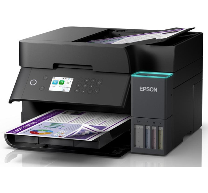 Epson Багатофункціональний пристрій А4 Epson EcoTank L6370 Wi-Fi (C11CL43405)