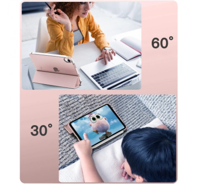 BeCover Чохол до планшета BeCover Tri Fold Hard Apple iPad Mini 7 2024 Pink (712454)