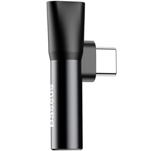 Перехідник USB-C M to USB-C F + 3.5mm F black Baseus (CATL41-01)