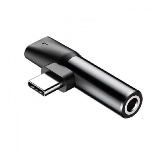 Baseus Перехідник USB-C M to USB-C F + 3.5mm F black Baseus (CATL41-01)