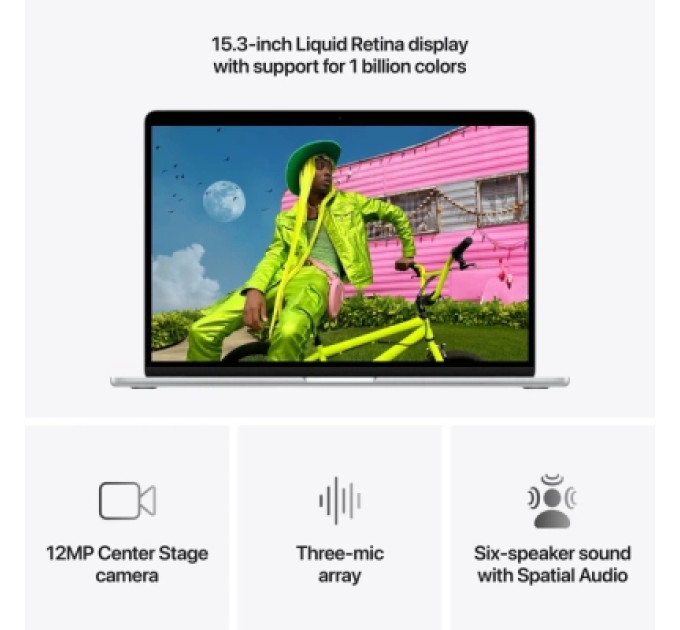 Apple Ноутбук Apple MacBook Air 15 M5 A3448 Sky Blue (MDVQ4UA/A)