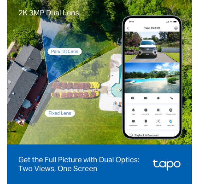 TP-Link Камера відеоспостереження TP-Link TAPO-C246D