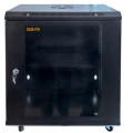 GEAR Шафа настінна GEAR 15U 19" 600x600x750 мм, + полка 19", black (GWMSN-15U-600-600)