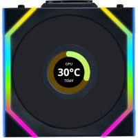 Кулер до корпусу Lian Li UNI Fan SL WIRELESS LCD 120-1, Black (G99.12SLLCD1W1B.00)