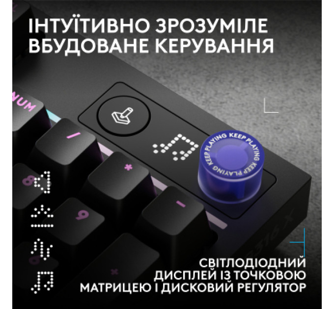 Logitech Клавіатура Logitech G316 X TKL USB UA Black (920-014205)