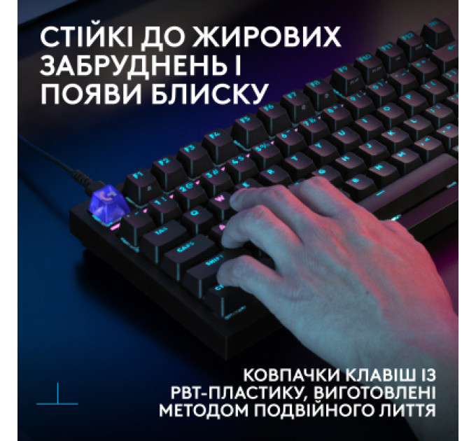 Клавіатура Logitech G316 X TKL USB UA Black (920-014205)