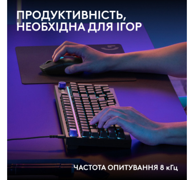 Клавіатура Logitech G316 X TKL USB UA Black (920-014205)