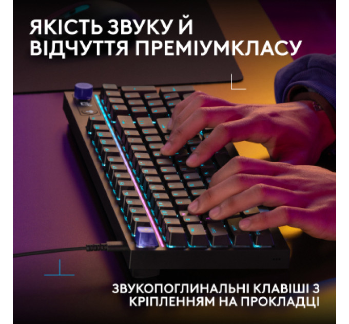 Клавіатура Logitech G316 X TKL USB UA Black (920-014205)