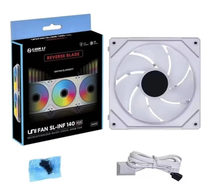 Lian Li Кулер до корпусу Lian Li Uni Fan SL-INF WIRELESS Reverse, 140-1 (G99.14RSLIN1W1W.00)