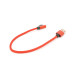 Дата кабель USB 2.0 AM to USB-C 0.25m QC3.0 PD 90° corner braided red Voltronic (YT-USB-TypeC-2.0m/R)