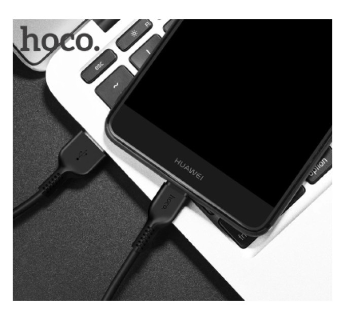 HOCO Дата кабель USB 2.0 AM to USB-C 2.0m 3A X20 black HOCO (6957531068907)