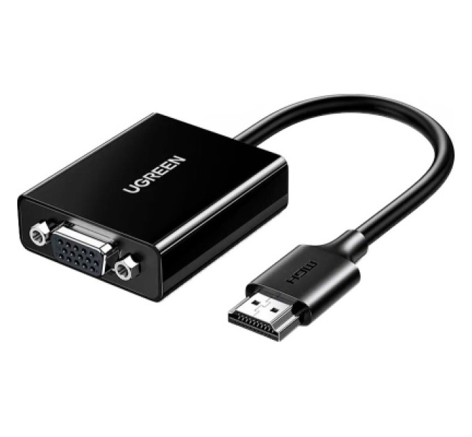 Ugreen Перехідник HDMI M to VGA F 1920x1080 60Hz black Ugreen (UGR-90813)