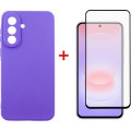 Dengos Чохол до мобільного телефона Dengos Carbon Cover + Glass Samsung Galaxy A37 Purple (DG-KM-201)