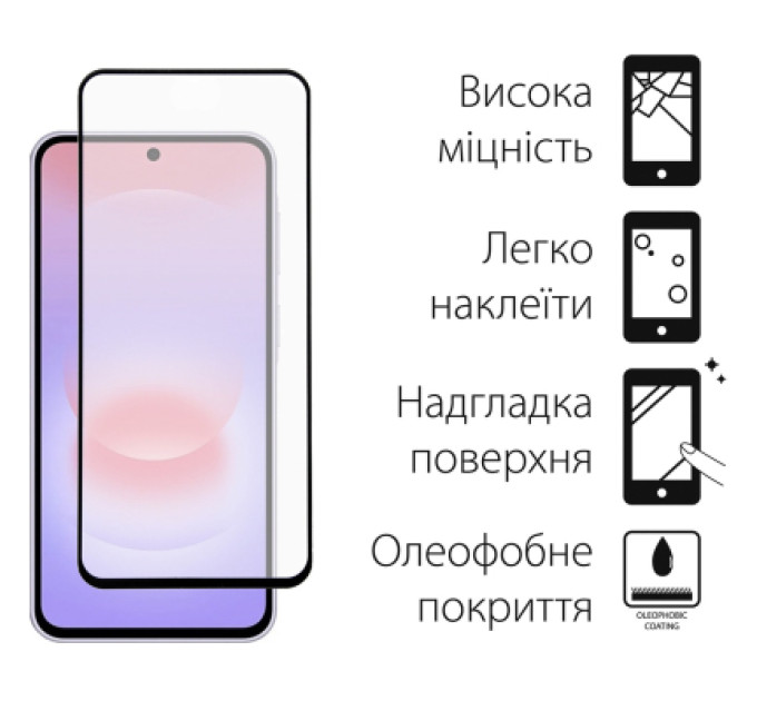 Dengos Чохол до мобільного телефона Dengos Carbon Cover + Glass Samsung Galaxy A37 Purple (DG-KM-201)