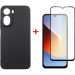 Dengos Чохол до мобільного телефона Dengos Carbon Cover + Glass Xiaomi Redmi A7 Pro Black (DG-KM-202)