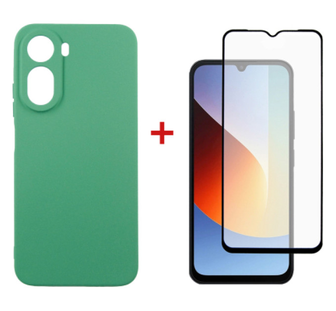 Dengos Чохол до мобільного телефона Dengos Soft Cover + Glass Xiaomi Redmi A7 Pro Mint (DG-KM-203)