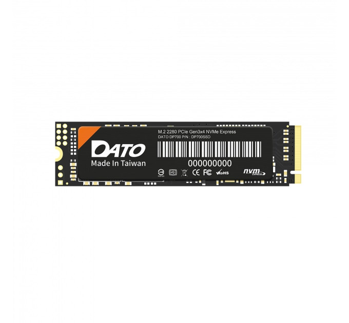 Dato Накопичувач SSD  256GB Dato DP700 PCIe Gen3x4 (DP700SSD-256GB)