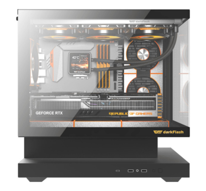 DARKFLASH Корпус для ПК DARKFLASH F1 BLACK