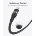 Anker Кабель Anker Upcycled-Braided USB-C - USB-C (M/M), 240W, 0.9 м, Black (A82E2H11)
