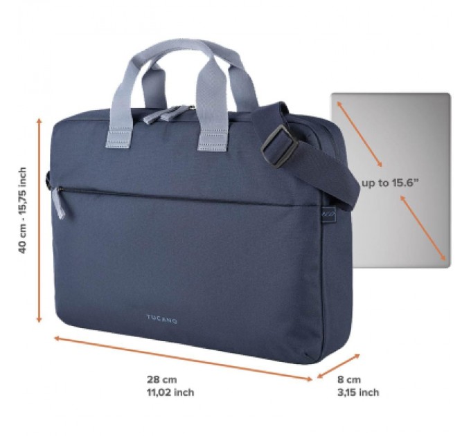 Tucano Сумка для ноутбука Tucano 15" Smart blue (BSMART15-B)