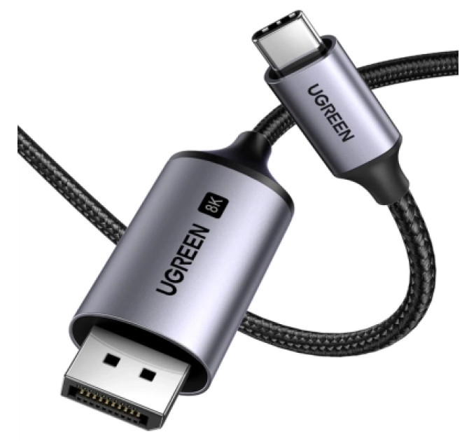 Ugreen Кабель мультимедійний USB-C to DisplayPort M 3.0m 8K CM556 black Ugreen (25839)