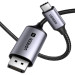 Ugreen Кабель мультимедійний USB-C to DisplayPort M 3.0m 8K CM556 black Ugreen (25839)