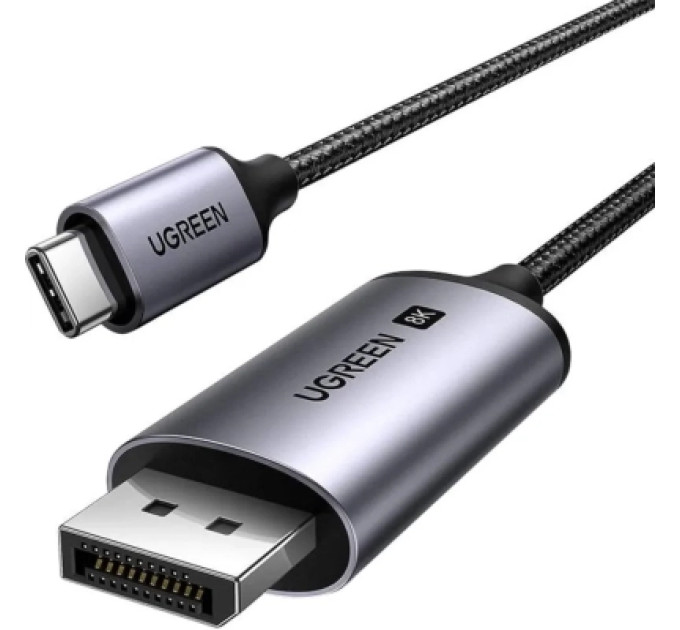 Ugreen Кабель мультимедійний USB-C to DisplayPort M 3.0m 8K CM556 black Ugreen (25839)