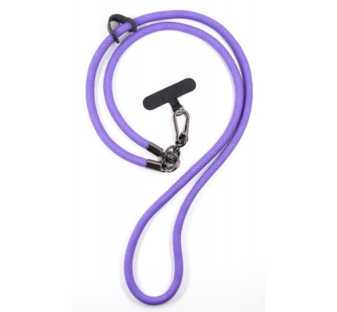 Dengos Чохол до мобільного телефона Dengos Case + Cross-body Strap OPPO A6x/A6k 4G Purple+Purple (DG-KM-CCRB-59)