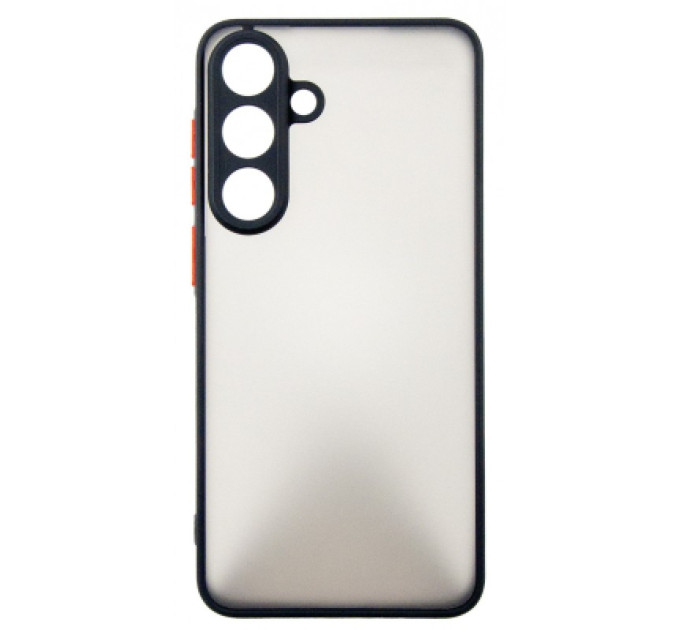 Dengos Чохол до мобільного телефона Dengos Case + Cross-body Strap Samsung Galaxy S25 FE Black+Grey (DG-KM-CCRB-28)