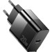Essager Зарядний пристрій Essager USB-C PD20W + cable USB-C to USB-C 60W black (E20JSB1-SYTT1-T)