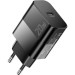 Essager Зарядний пристрій Essager USB-C PD20W + cable USB-C to USB-C 60W black (E20JSB1-SYTT1-T)