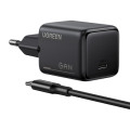 Ugreen Зарядний пристрій Ugreen X517 USB-C PD25W GaN black (65736)