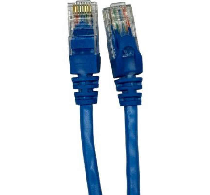 GEAR Патч-корд 1м UTP cat.5e, CU, 24AWG, blue GEAR (GPC-UTPCURJ45-1BE)