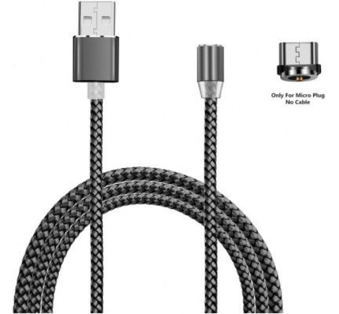 XoKo Дата кабель USB 2.0 AM to Micro 5P 1.2m Magneto grey XoKo (SC-355m MGNT-GR)