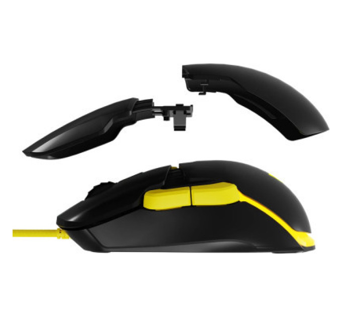 Modecom Мишка Modecom Jager Volcano RGB Hot-Swap Custom USB Black (M-MC-JAGER-100)