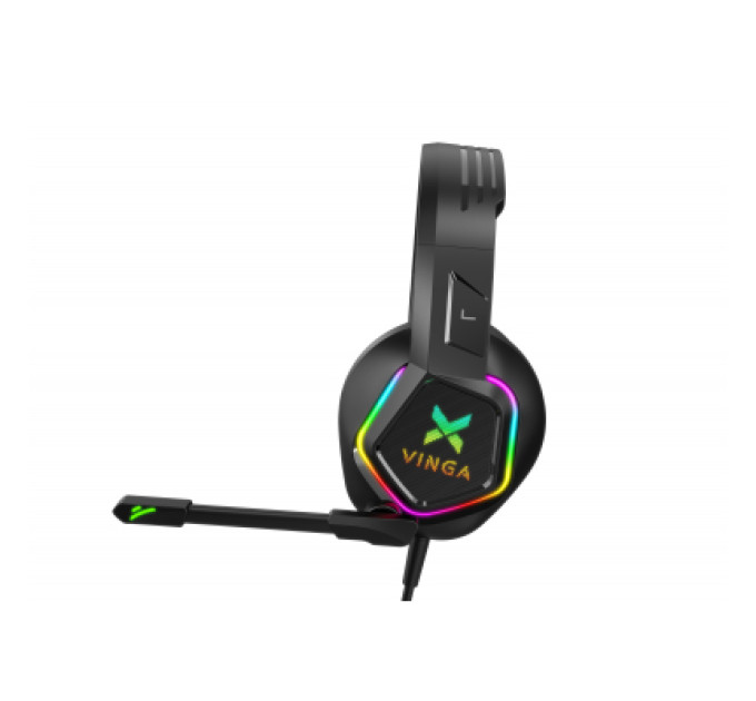 Vinga Навушники Vinga HSCU-160 Gaming LED Black (HSCU-160)