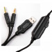 Vinga Навушники Vinga HSCU-160 Gaming LED Black (HSCU-160)