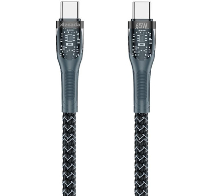 Proda Дата кабель USB-C to USB-C 1.3m Lotto PD-B89CC Black Proda (PD-B89 (C-C)-BK)