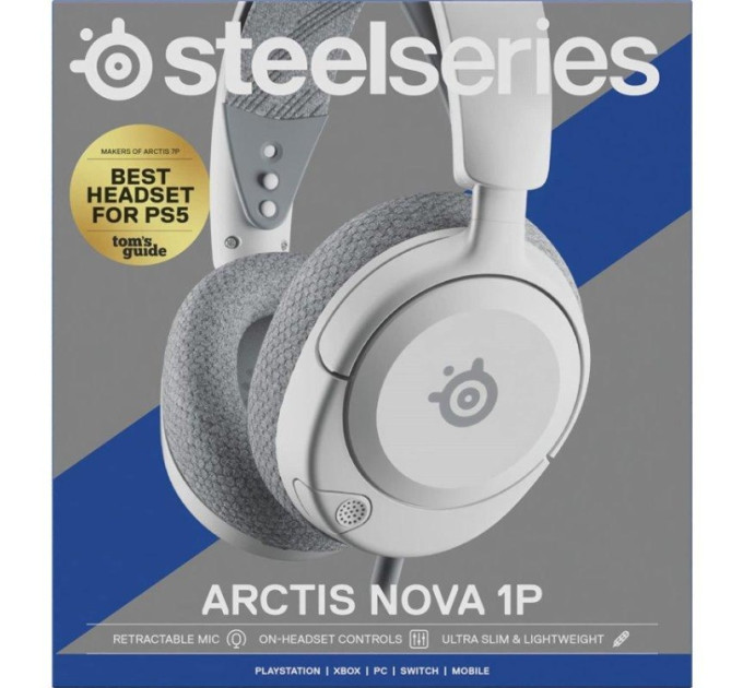 SteelSeries Навушники SteelSeries Arctis Nova 1P White (61612)