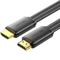 Vention Кабель мультимедійний HDMI to HDMI 2.0m V2.1 8K 60Hz flat Vention (ALKBH)