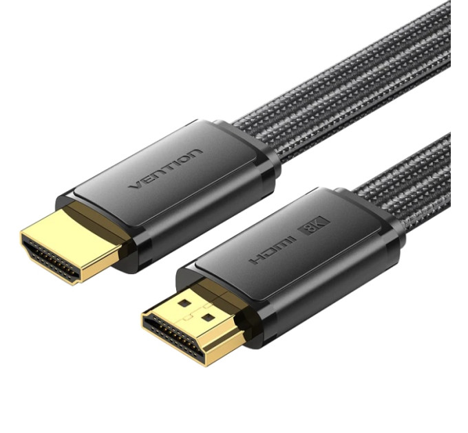 Vention Кабель мультимедійний HDMI to HDMI 2.0m V2.1 8K 60Hz flat Vention (ALKBH)